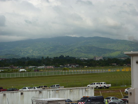 Noch mal etwas Natur aus Panama, das war vorm Flughafen....