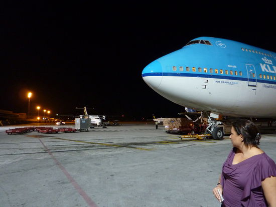 Also ein schoener Flieger, oder?? ....nicht der recht´s sondern der linke ...hihihi.....