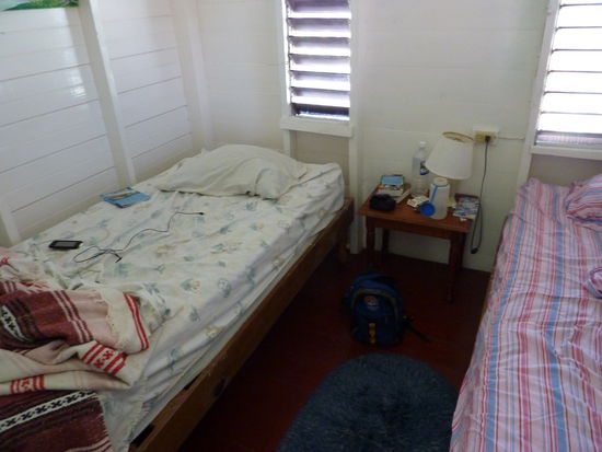 Unser Zimmer in Negril Yoga Center.....mehr war es nicht .....