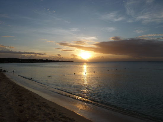 Sunset am Seven Miles Beach