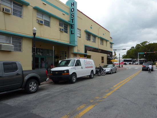 Das International Hostel Miami....echt top!! Wenn die Küche geht....lach