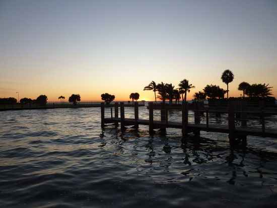 Sunset in Miami, dies war neben dem Seaquarium.......