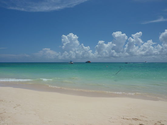 Dort habe ich den gestrigen Tag verbracht  , ihr muesst Euch vorstellen 40 Grad im Schatten und am Strand ein Wind der alles auf 20 Grad herunterkuehlt, natuerlich im Schatten  und dann noch U2 im I Pod hihihi und Serveza (man lese und staune!)