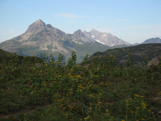 Der Widderstein , Ziel des 2. Wandertages