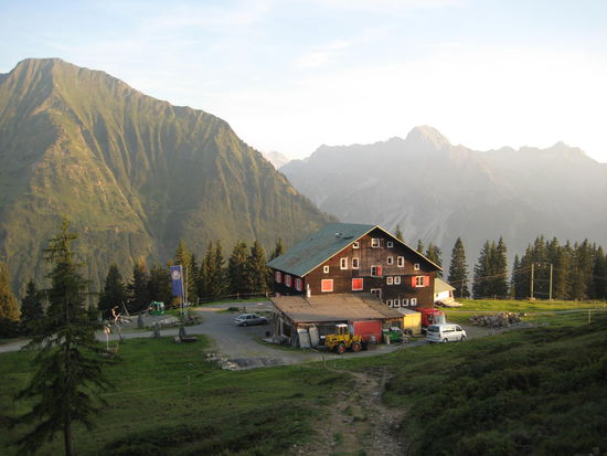 Spontane Unterkunft im Neuhornbachhaus
