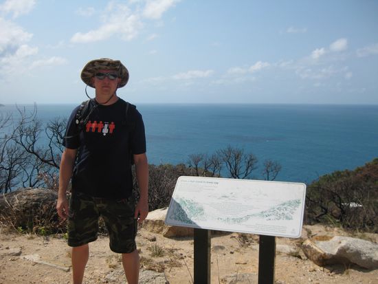 Aussichtspunkt erreicht - WASSER !