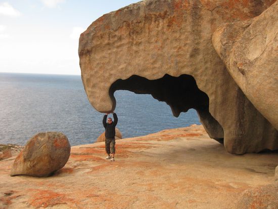 Ganz schoen schwer der Bursche !