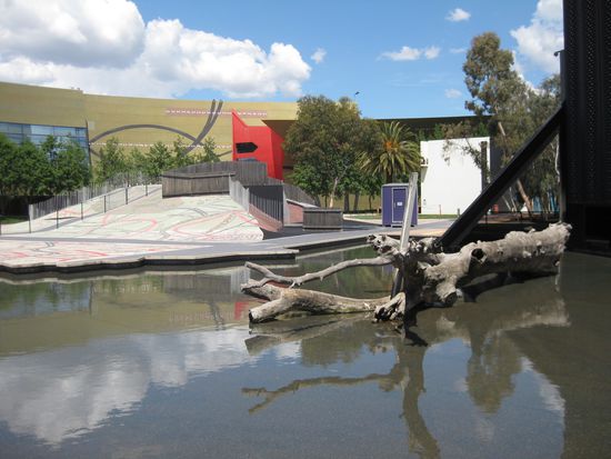 Im Innenhof des Nationalmuseums