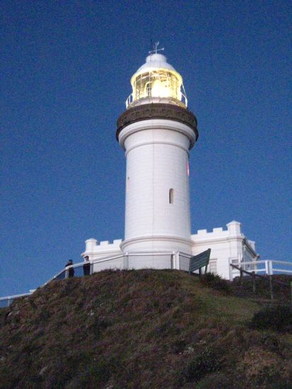 Leuchtturm am Cape Byron kurz vor dem Sonnenaufgang