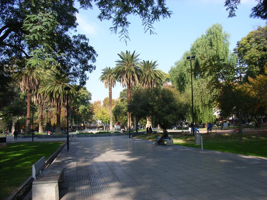 Einer der Plätze in Mendoza.