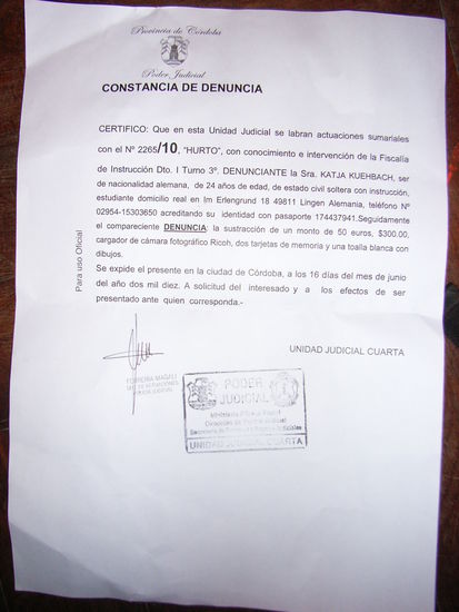 Schonmal eine Anzeige in Argentinien aufgegeben? Das ist sie 