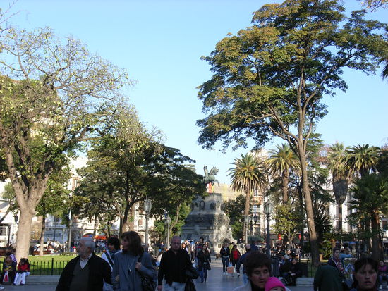 Plaza San Martín im Zentrum von Cordoba.