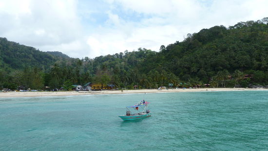 Salang (das Dorf in dem wir Pause gemacht haben) vom Pier aus.