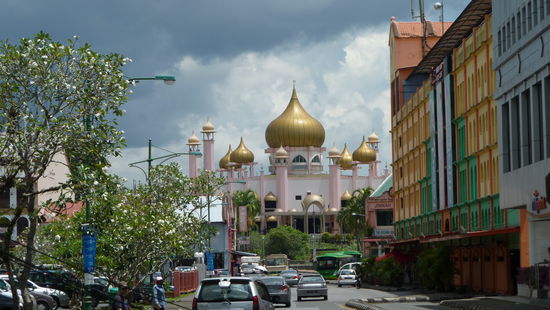 Blick auf die Moschee.