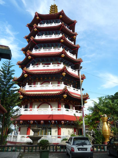 Der Turm vom chinesischen Tempel...