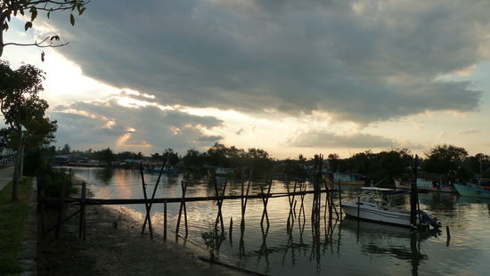 Sonnenuntergang in Mersing.