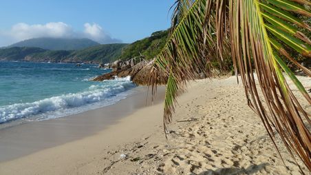 Der Strand am D'Lagoon