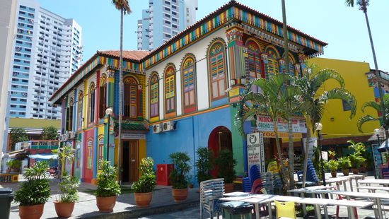 Ein altes chinesisches Haus in Little India.