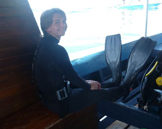 Eine ganz seltene Ente, nur gesehen auf Bunaken.