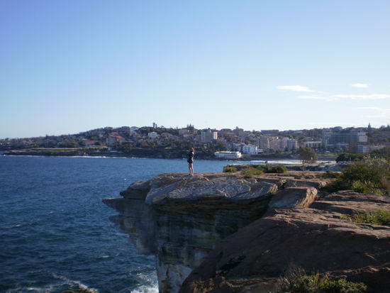 ich.....auf den Ozean guckend und die Freiheit geniessend, das dahinter war glaube ich Coogee