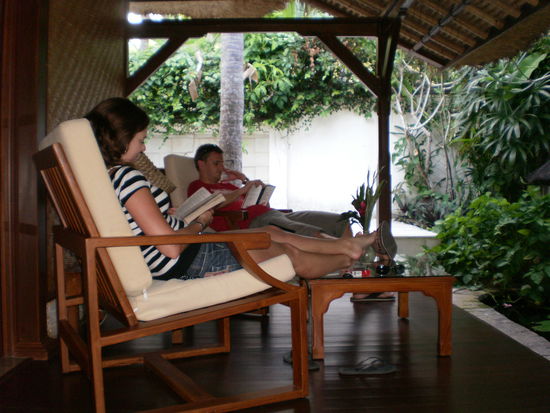 in unserer Jungelunterkunft