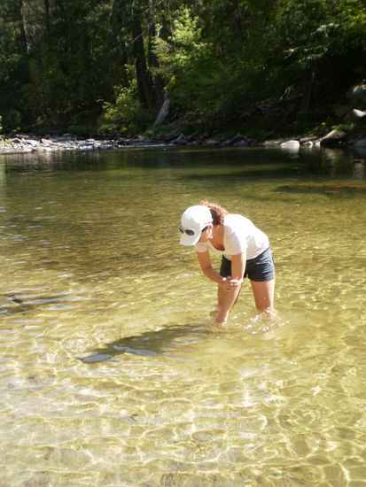 glasklares Wasser in paradisischer Umgebung.