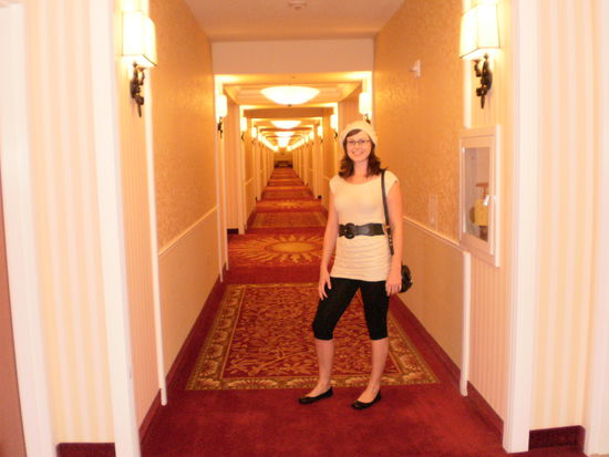 der Gang im 11. Stock des South Point