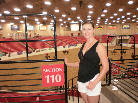 die Rodeohalle im Hotel