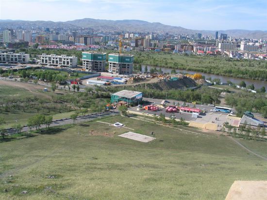 Blick über Ulan Bator.