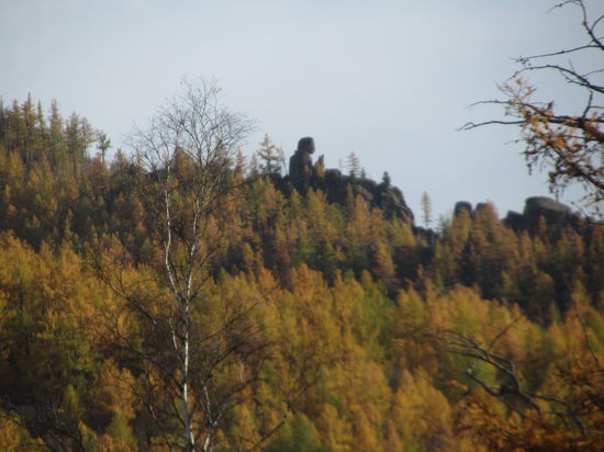 Der "betende Lama" im Gorchi-Tereldsch-Nationalpark. Hier gibt es auch den berühmten Schildkrötenfelsen.
