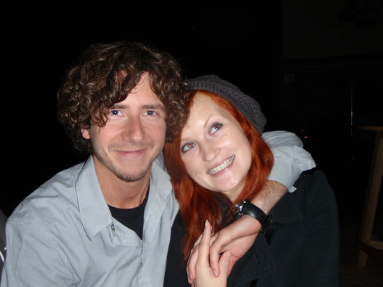 auf meiner Abschieds-party (die von Kathi kommt noch)