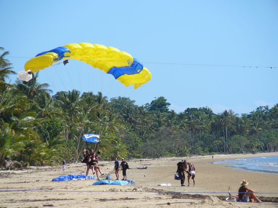 Lien bei der Landung