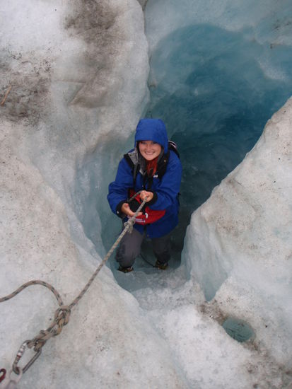 raus aus der Eishöhle...
