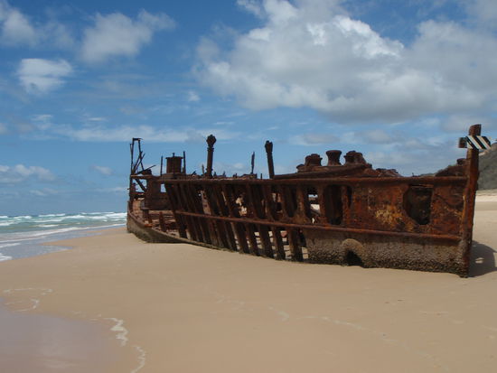 Die "Mahena" war mal ein Luxusdampfer