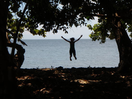 aber da springt sie schon wieder 