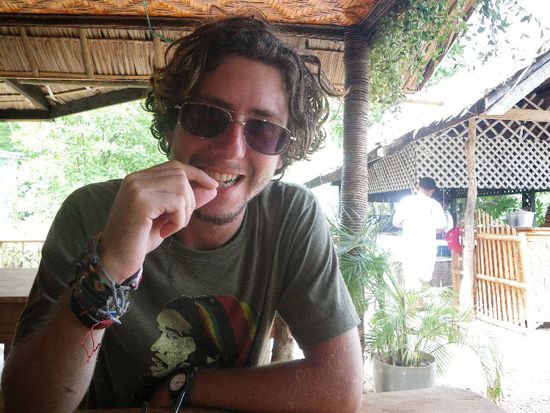 Ich probierte eine Chilli - die war aber verdammt scharf! 