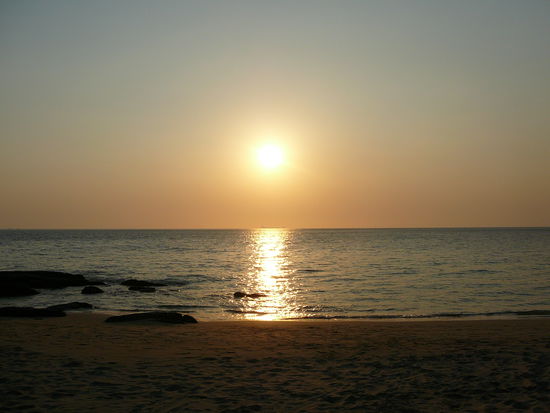 zum Abschluss ein Sonnenuntergang