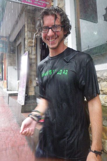 es schüttete wie aus Kübeln