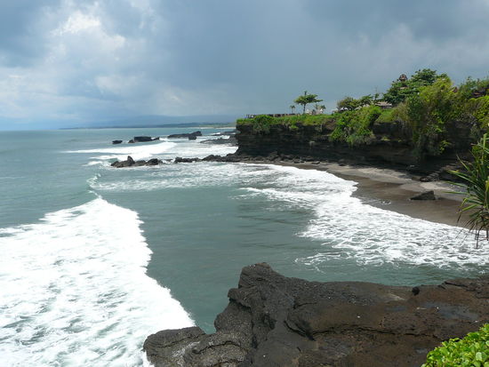 hier an der Westküste gibt es ordentliche Wellen!