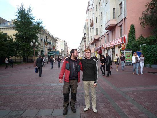 Die Arbat Strasse nach meinem Empfinden sehr touristisch und wenig Anziehend.