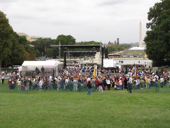 Gedenkfeier für gefallene amerikanische Soldaten vor dem Capitol