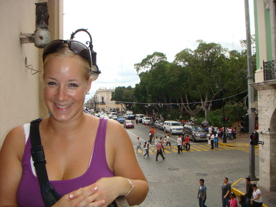 Eine Erfrischung auf einem "munzigen Balkoendli"