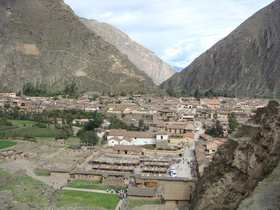 Aussicht auf Ollantaytambo