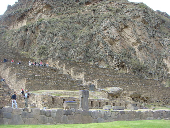 Steile Treppen die wir hochkraxelten 