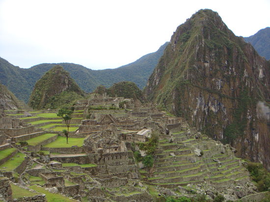 Machu Picchu um 6.30 Uhr