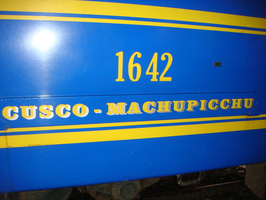 Mit dem Zug zurueck nach Cusco