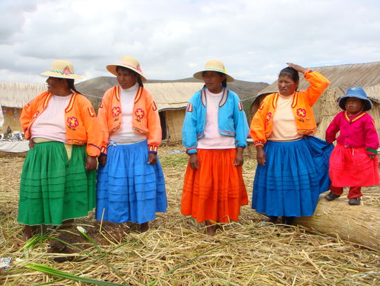 Die Frauen sangen uns etwas vor 