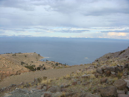 Ausblick auf den Titicacasee