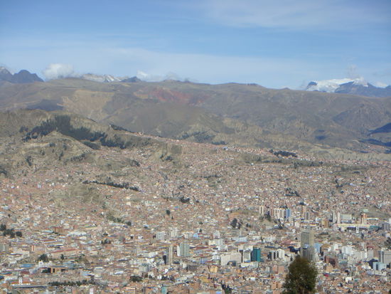 La Paz von Oben