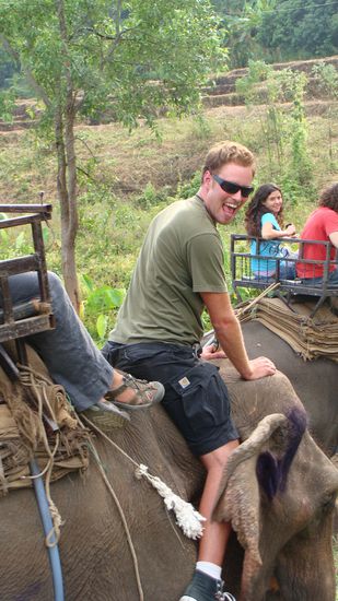 Martin hat, wie mans sehen kann, jede Menge Spass!